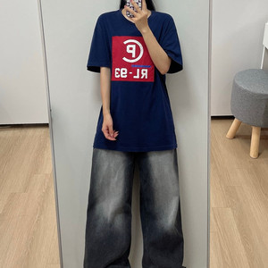 폴로 랄프로렌 CP-93 싱글스티치 네이비 반팔 티셔츠