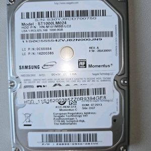 삼성.도시바 hdd 1테라 (2*2)4개 2.5인치