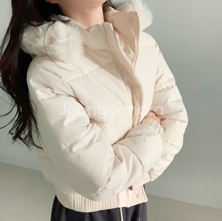 퍼안감 미니 숏패딩--1