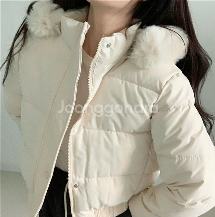 퍼안감 미니 숏패딩--4