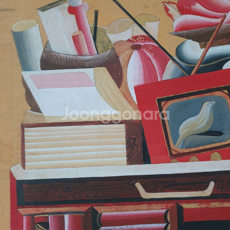 민화 책가도--5