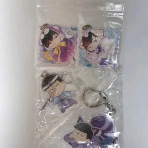 오소마츠상 아크릴 키링 일괄 공식 비공식