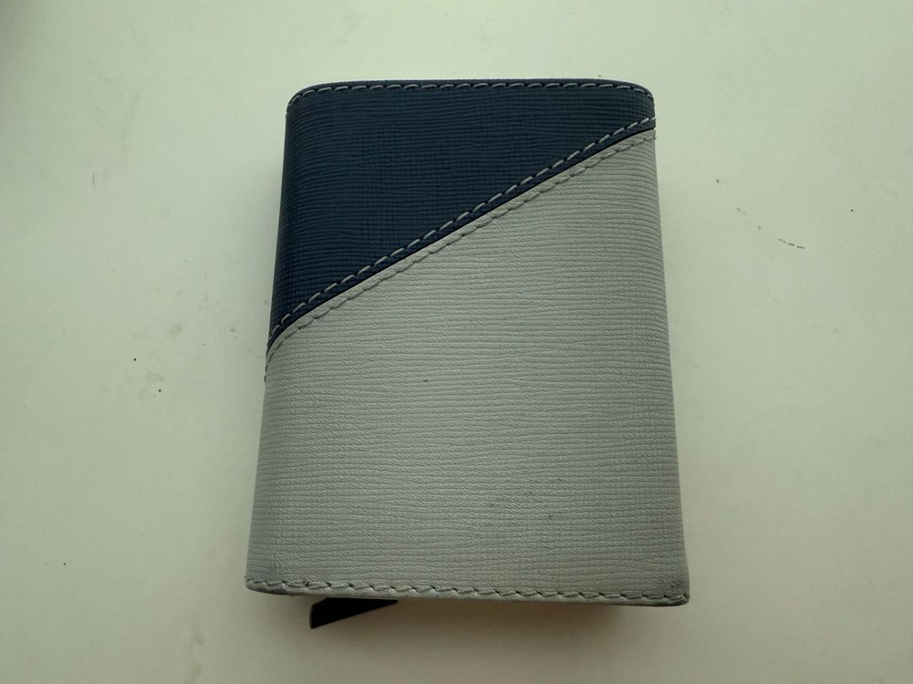 카드지갑 슬라이드 (블루/화이트)--3