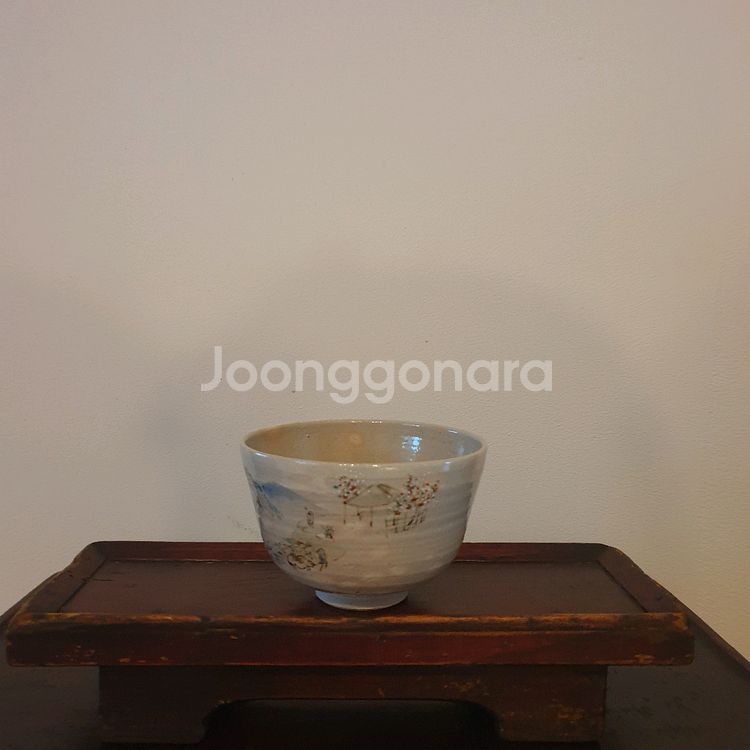 소담한 일본작가작품 다완--0