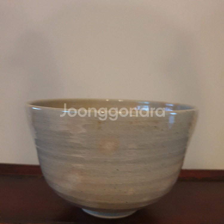 소담한 일본작가작품 다완--4