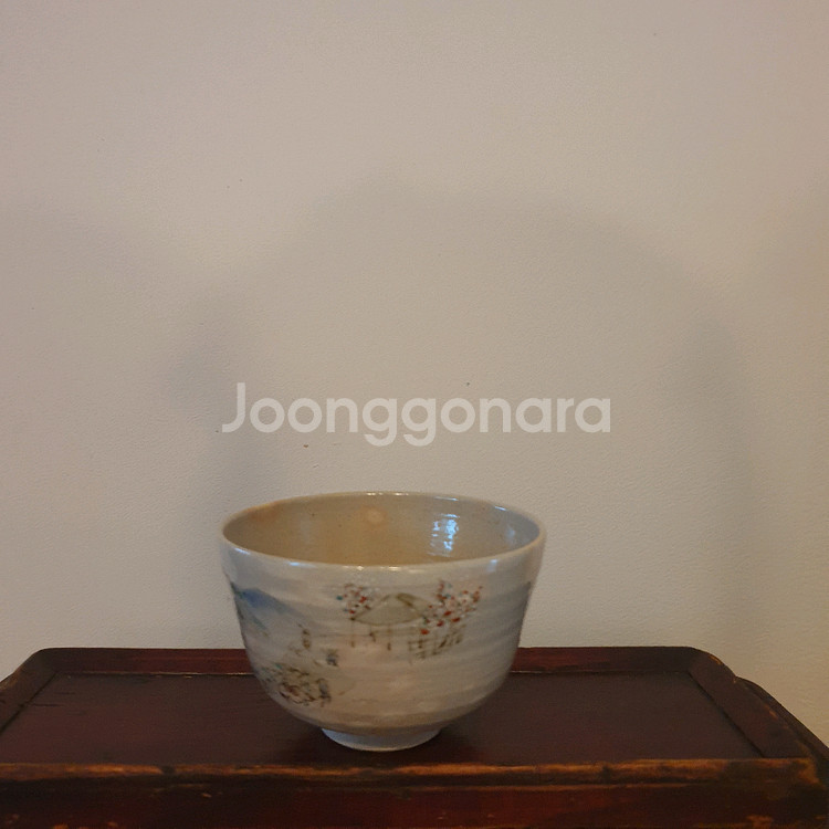 소담한 일본작가작품 다완--1