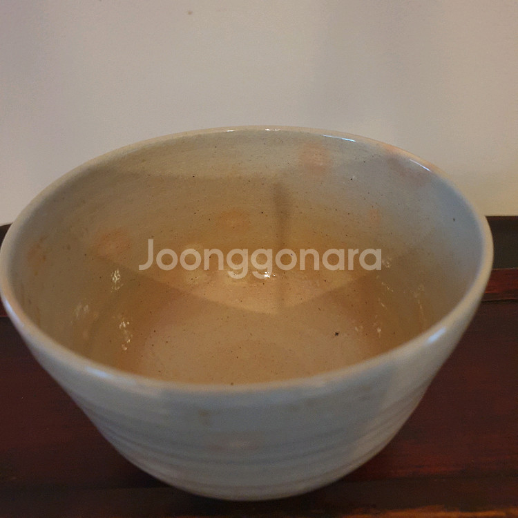 소담한 일본작가작품 다완--5