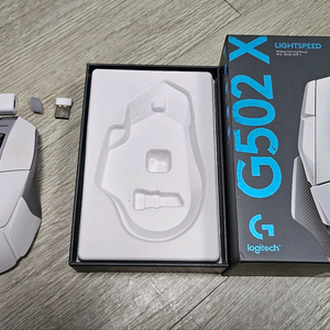 로지텍 G502X 화이트 무선 게이밍 마우스