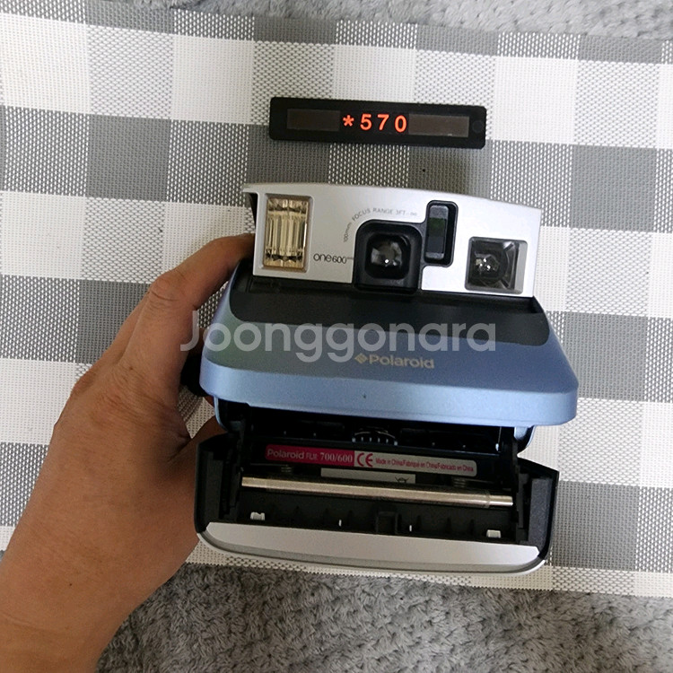 폴라로이드 원 600 블루 즉석카메라--0
