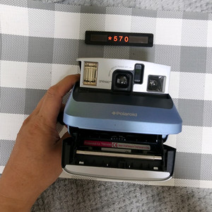 폴라로이드 원 600 블루 즉석카메라