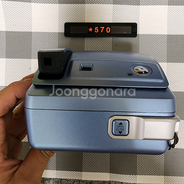 폴라로이드 원 600 블루 즉석카메라--4