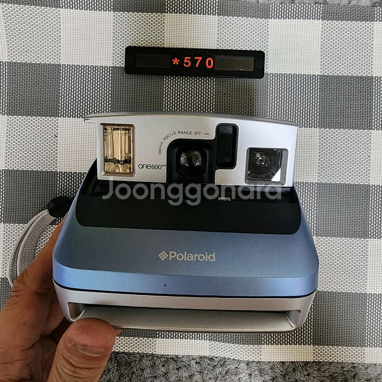 폴라로이드 원 600 블루 즉석카메라--6