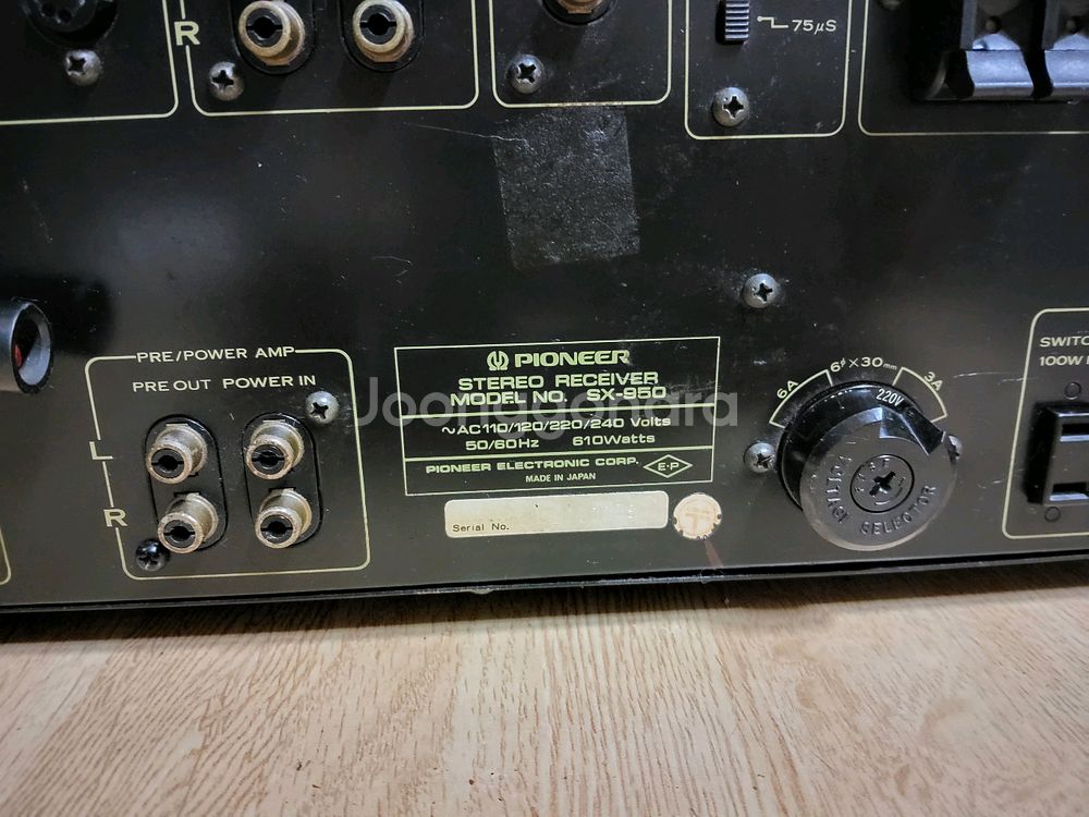 파이오니아 SX 950 아나로그 리시버 (오디오 앰프--7