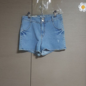 (새상품)뉴웨이브얇은연청반바지