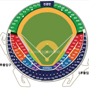 7/20 잠실 lg vs 롯데 1루외야 402 2연석