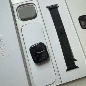 애플워치10티타늄 46mm 셀룰러 슬레이트 신품급