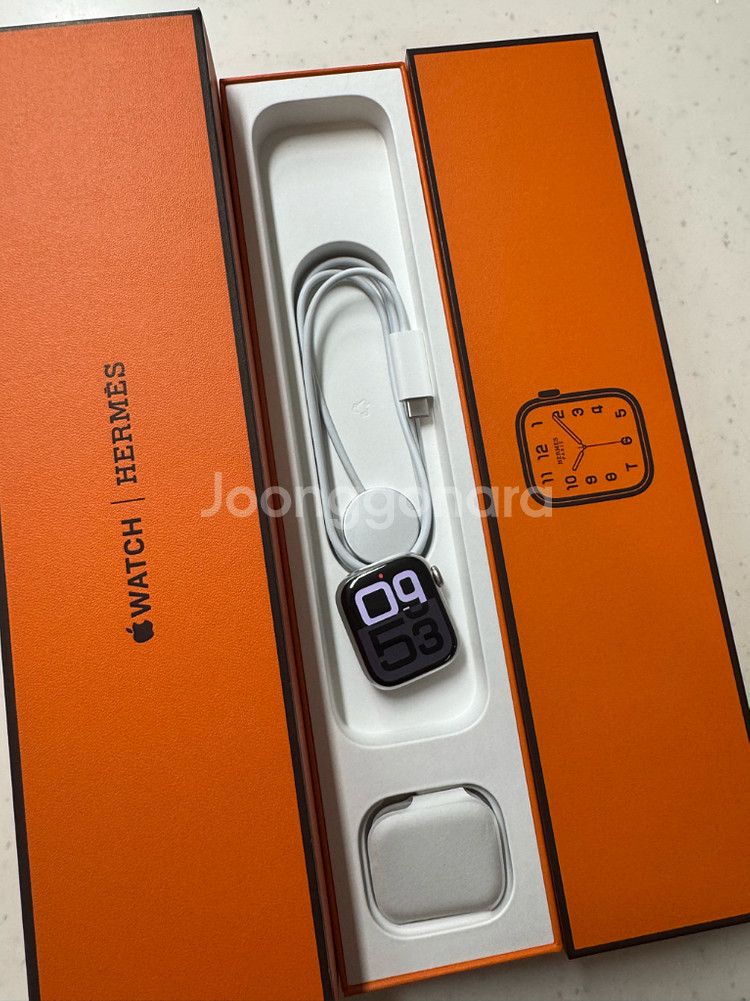 애플워치7에르메스 실버 41mm SS급--0