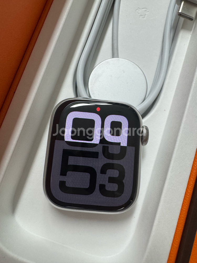 애플워치7에르메스 실버 41mm SS급--1