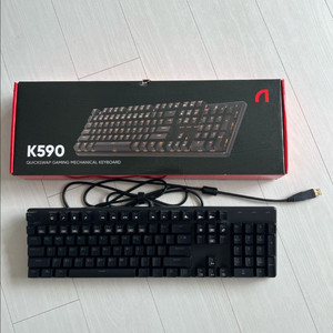 ABKO K590 기계식 키보드 (검정 청축)