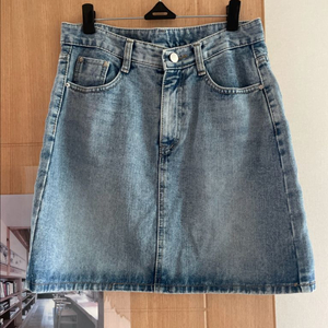 중청 데님 스커트