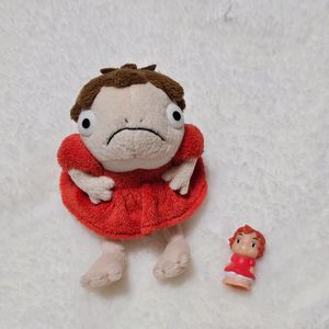지브리 벼랑위의 포뇨 반인어 포뇨 인형