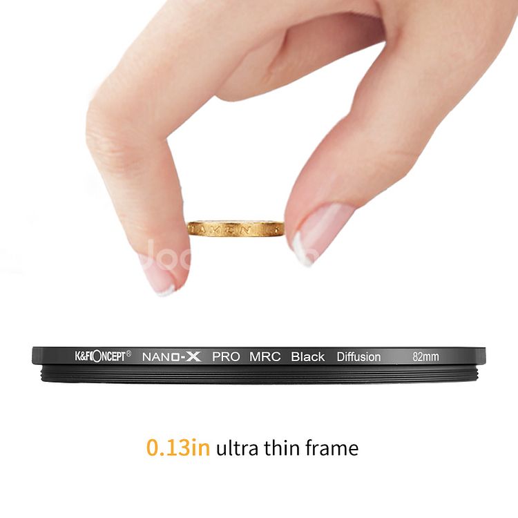 K&F 72mm NANO-X 블랙 미스트 1/2 필터--7