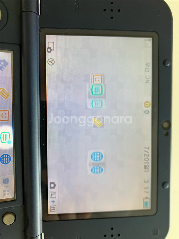 닌텐도 3ds new xl 뉴큰다수 블루--6