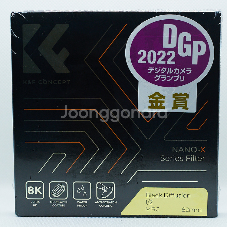 K&F 82mm NANO-X 블랙 미스트 1/2 필터--1