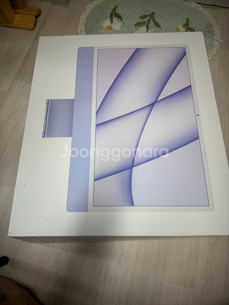 iMac 24인치 M1 모델 퍼플 색상 판매--8