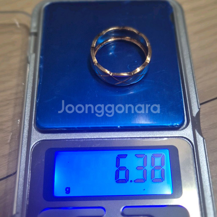 18k 코코반지 16.5 사이즈 베이지골드--3