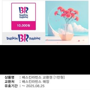 배스킨라빈스 1만원권