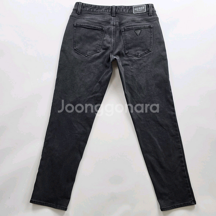 게스 청바지 흑청 기모 스판 사이즈31 R1194--0
