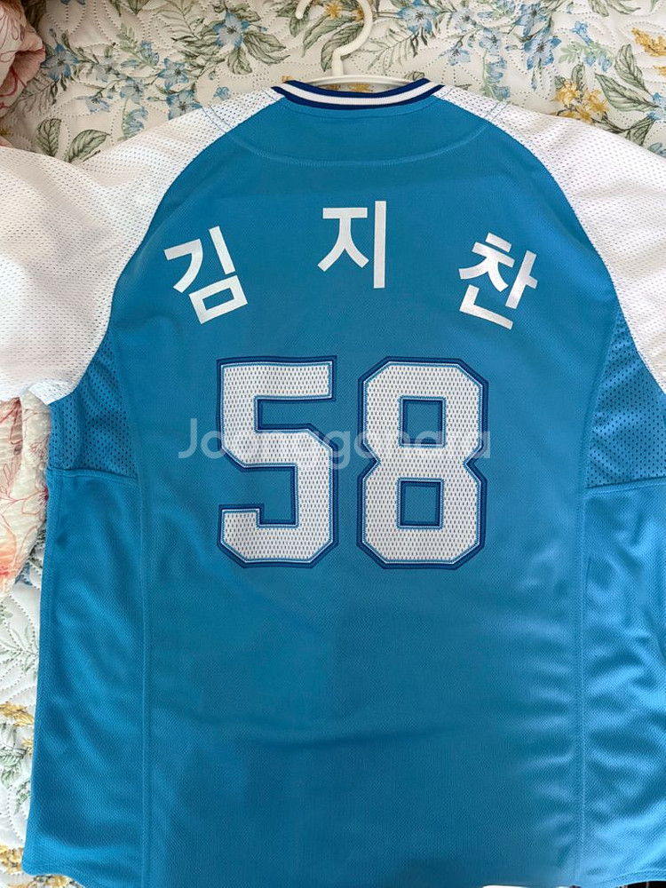 삼성라이온즈 뽕따유니폼 김지찬마킹 90사이즈 판매합니다--1