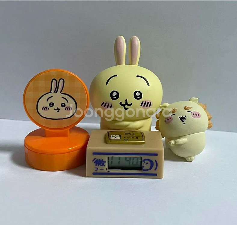 치이카와 우사기 시계 가챠 +스탬프+시사 가챠(일괄)--0