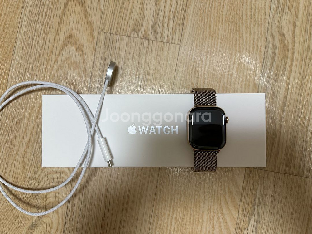 애플워치 10 골드 티타늄 46mm / 25년 6월1일--0
