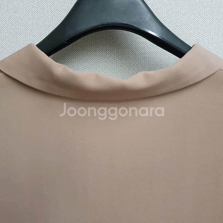 얇은 쉬폰 여름 블라우스 / 모카베이지 셔츠--5