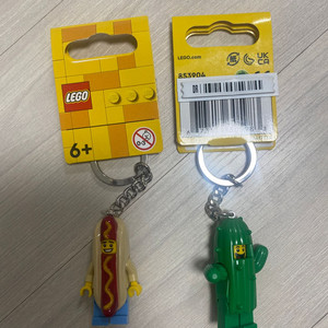 레고 핫도그 알바 키링, 선인장 키링 새상품 판매합니다