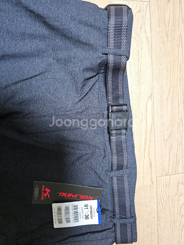 쿨핑 남성 여름 등산바지 36인치 새상품--2