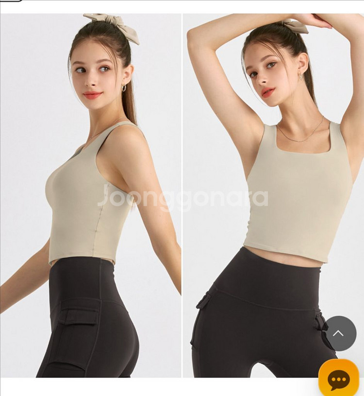 젝시믹스 브라탑 S,M(소프트 스퀘어넥 브라탑)--0