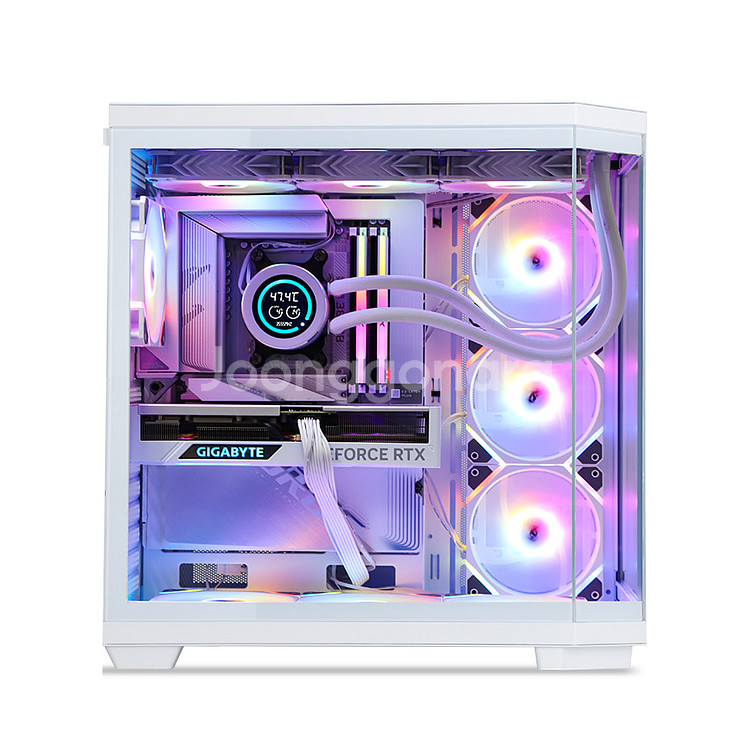 9800X3D 5070ti 올화이트 저소음 튜닝PC--1