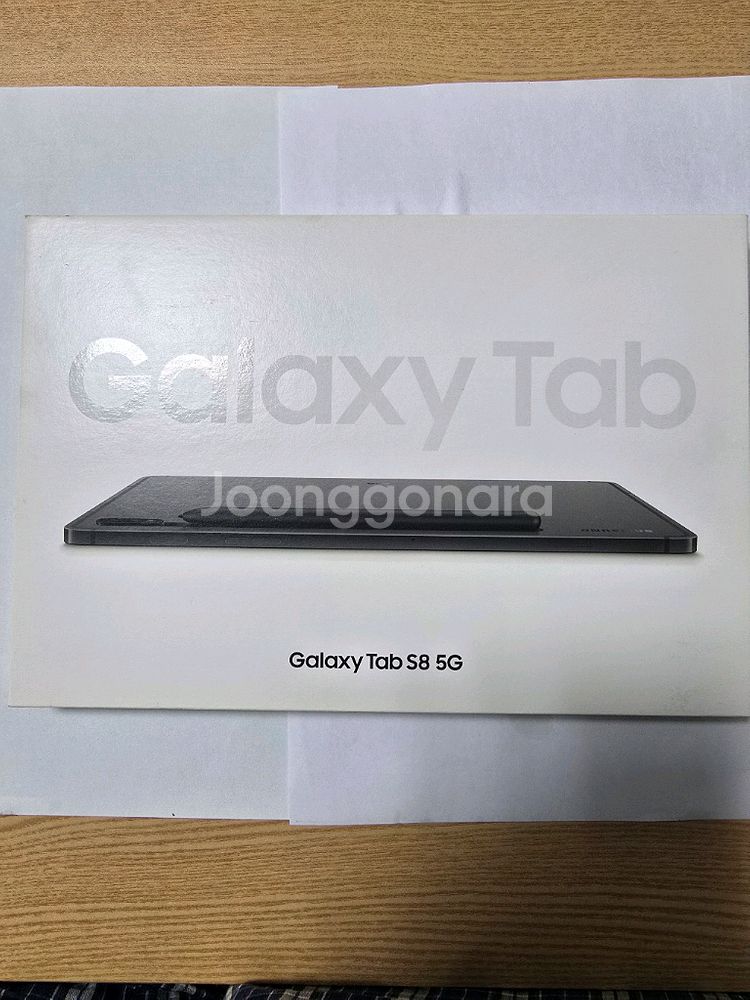 갤럭시탭S8 5G, 256G, 12G, 정품 북커버--4