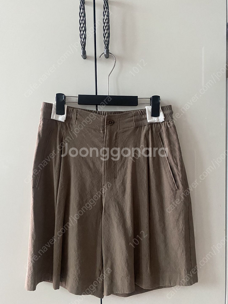 타임 옴므 린넨 블렌드 반바지--3
