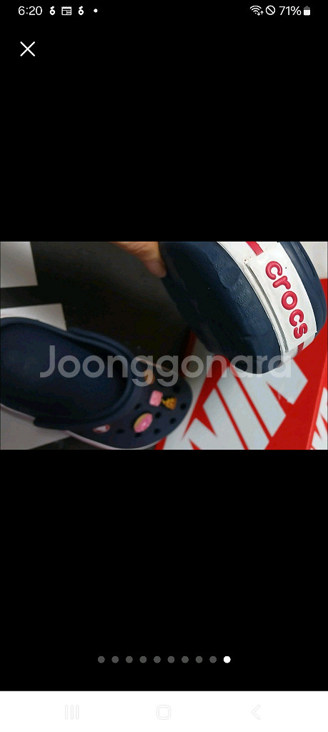 크록스 J2 200실사이즈.정품 크록밴드 .지비츠포함--9