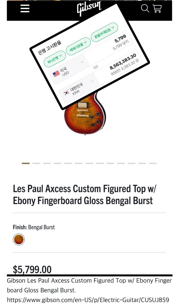 깁슨커스텀엑시스Gibson Axcess custom--7