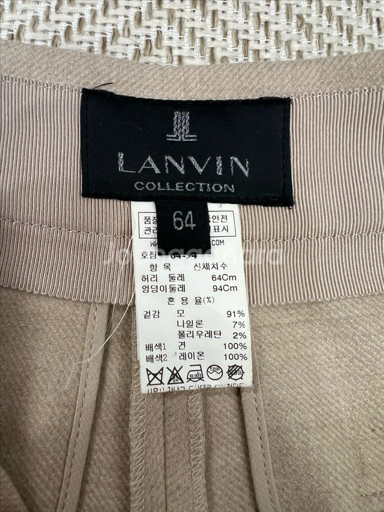 정품) 랑방 한섬 슬랙스팬츠 64--5