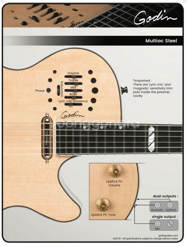 고 멀티악 Multiac Steel Natural HG--5