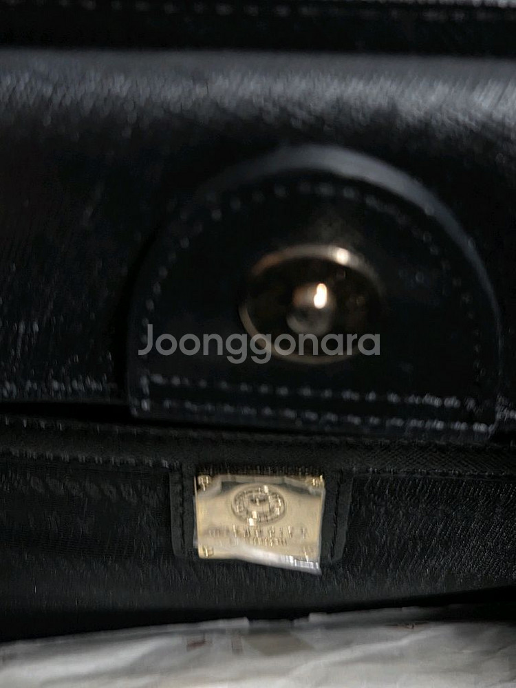 메트로시티 블랙 체인 숄더백--2