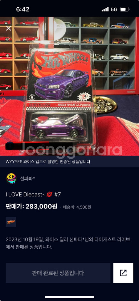 핫휠 gtr피규어 판매합니다--0