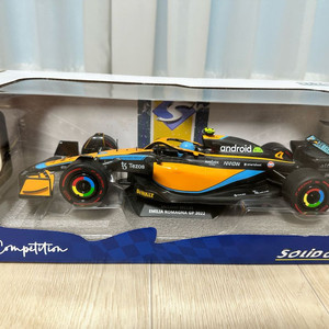 솔리도 1/18 F1 2022 맥라렌 랜도노리스 차량