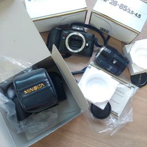 미놀타A7000렌즈,케이스 박스셑